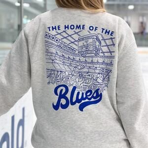 Blues Home Of The Blues St Louis Enterprise Hockey Sweatshirt Retro
